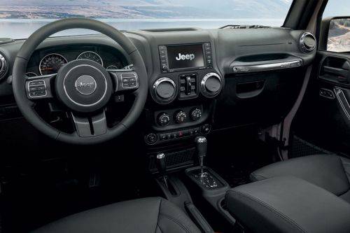 Dashboard View of Wrangler Unlimited