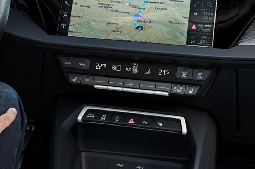 Front AC Controls of أودي A3 (2022-2024)