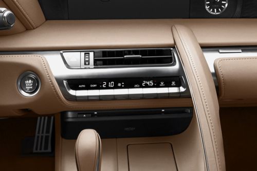 Front AC Controls of Lexus LC 500 (2022-2023)