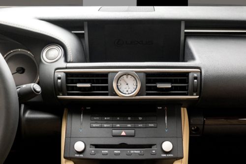 clock in Lexus RC