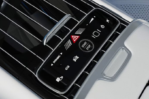 Center Controls of Mercedes-Benz Maybach Eqs