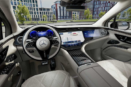Dashboard View of Maybach Eqs