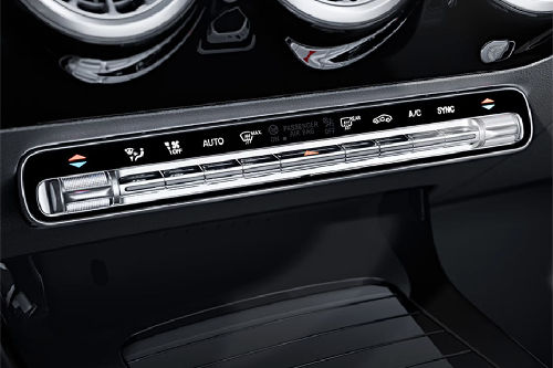 Front AC Controls of Mercedes-Benz AMG A-Class
