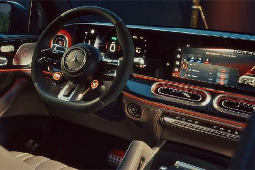 Dashboard View of AMG GLE