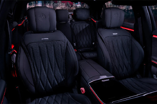 Mercedes-Benz S-Class Sedan Front And Rear Seats Together