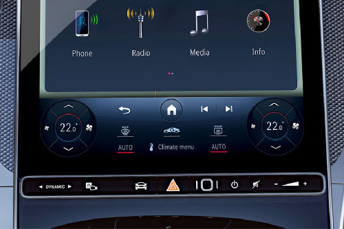 Front AC Controls of مرسيدس بنز جي إل سي-كلاس كوبيه