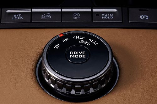 Center Controls of Mitsubishi Pajero