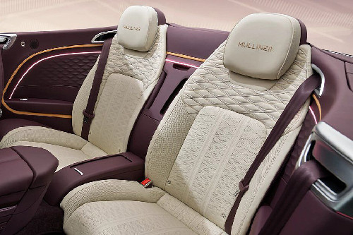 بنتلي كونتيننتال جي تي سي Rear Seats
