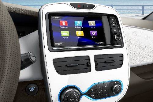 Front AC Controls of Renault Zoe