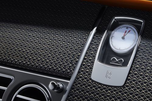 clock in Rolls Royce Dawn