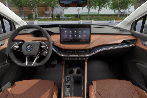 Dashboard View of Enyaq