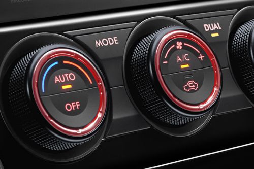 Side AC Controls of Subaru WRX STI