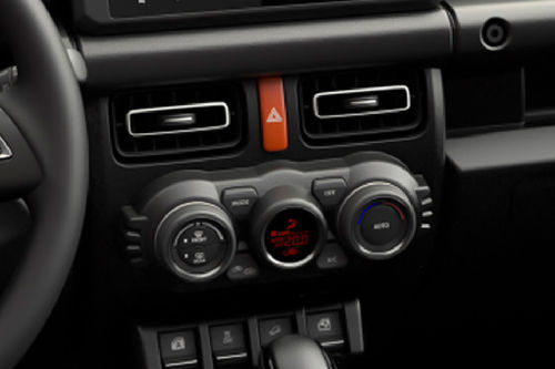 Front AC Controls of Suzuki Jimny 5 Door