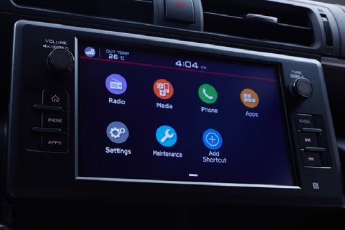 GR86 touch screen