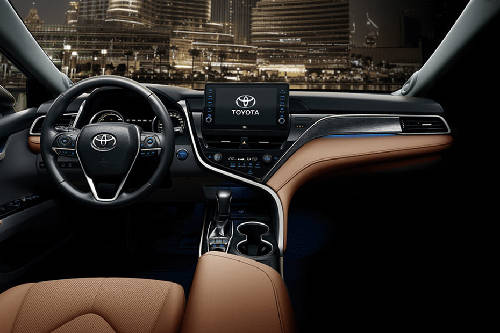 Dashboard View of Camry 2023