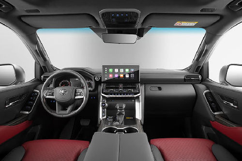 Dashboard View of Land Cruiser 300