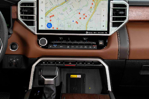 Front AC Controls of Toyota Tundra