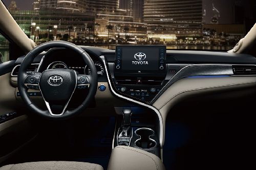 Dashboard View of Camry HEV