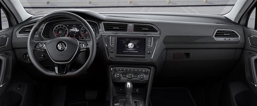 Dashboard View of Tiguan (2012-2021)