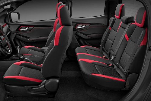 Isuzu D-Max Front And Rear Seats Together