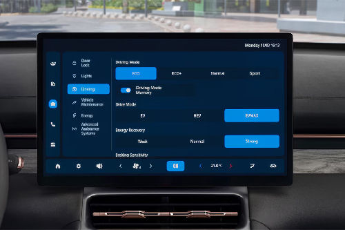 كابتيفا إي في touch screen