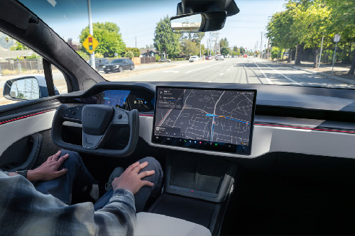 Dashboard View of Model X Dashboard View of Model X