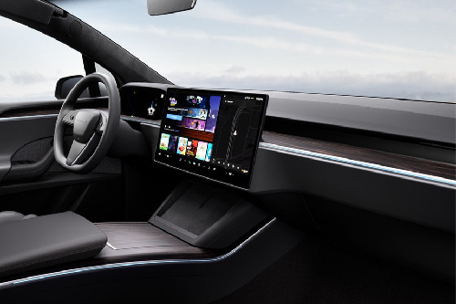 Dashboard View of Model X