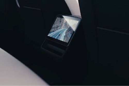 Rear Seat Entertainment of Tesla Model 3