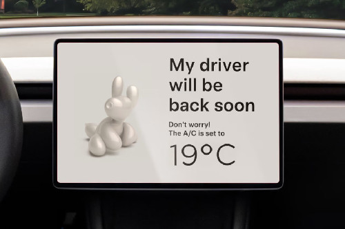 Model 3 touch screen