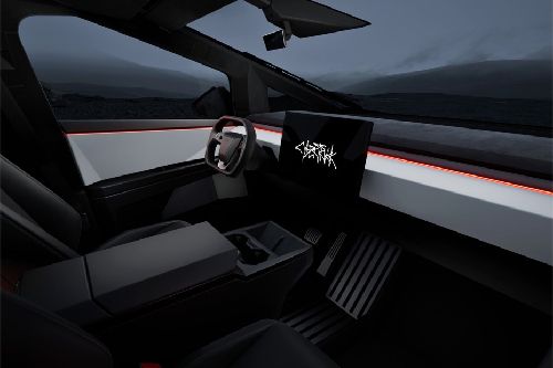 Dashboard View of سايبرتراك