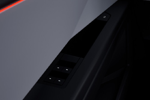 Tesla Cybertruck Drivers Side In Side Door Controls Tesla Cybertruck Drivers Side In Side Door Controls