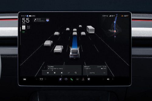 Model Y touch screen