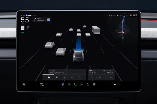 Model Y touch screen